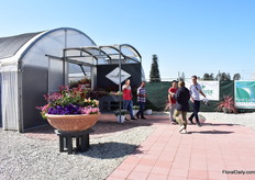 Entrance to Greenfuse Botanicals. At this location PAC Elsner, Westhoff and T.O. Plastics are presenting their varieties and products. 